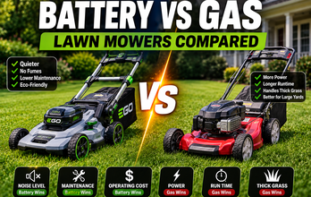 Battery vs Gas Lawn Mowers Compared