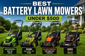 Best Battery Lawn Mowers Under $500 to Buy in 2026