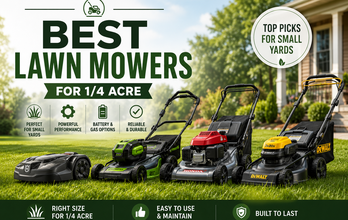 Best Lawn Mowers for 1/4 Acre (2026): Top Battery Models Compared