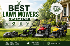 Best Lawn Mowers for 1/4 Acre (2026): Top Battery Models Compared