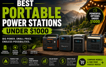 Best Portable Power Stations Under $1000 (2026): Top Budget Picks Compared