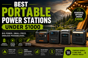 Best Portable Power Stations Under $1000 (2026): Top Budget Picks Compared