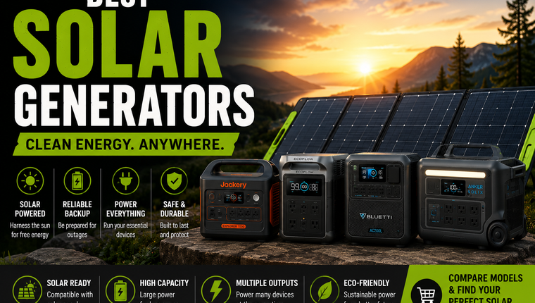 Best Solar Generators of 2026: Top Solar Power Stations Compared