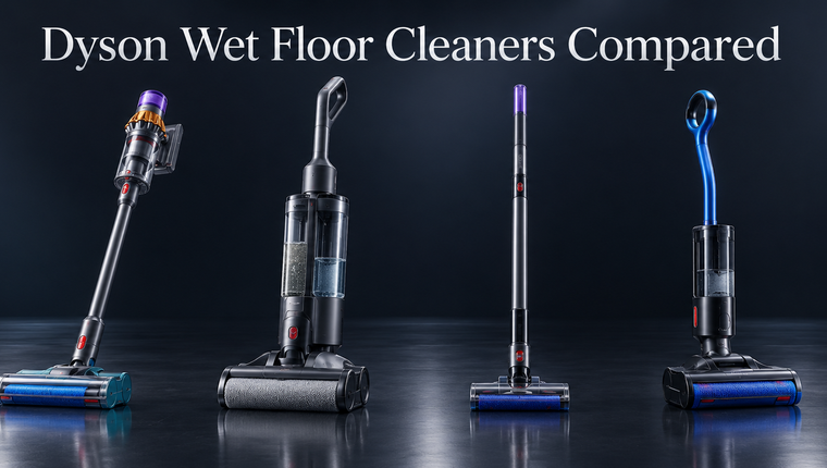 Dyson Wet Floor Cleaners Compared: V16 Submarine vs Clean+Wash Hygiene vs PencilWash vs WashG1