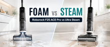 Roborock F25 ACE Pro Foam vs F25 Ultra Steam