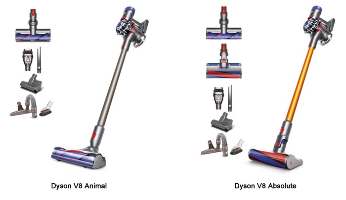 Dyson Vacuum Cleaners Comparison Chart