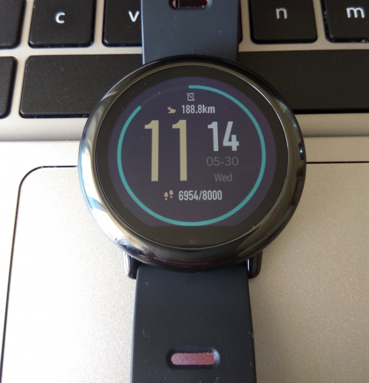 amazfit pace display