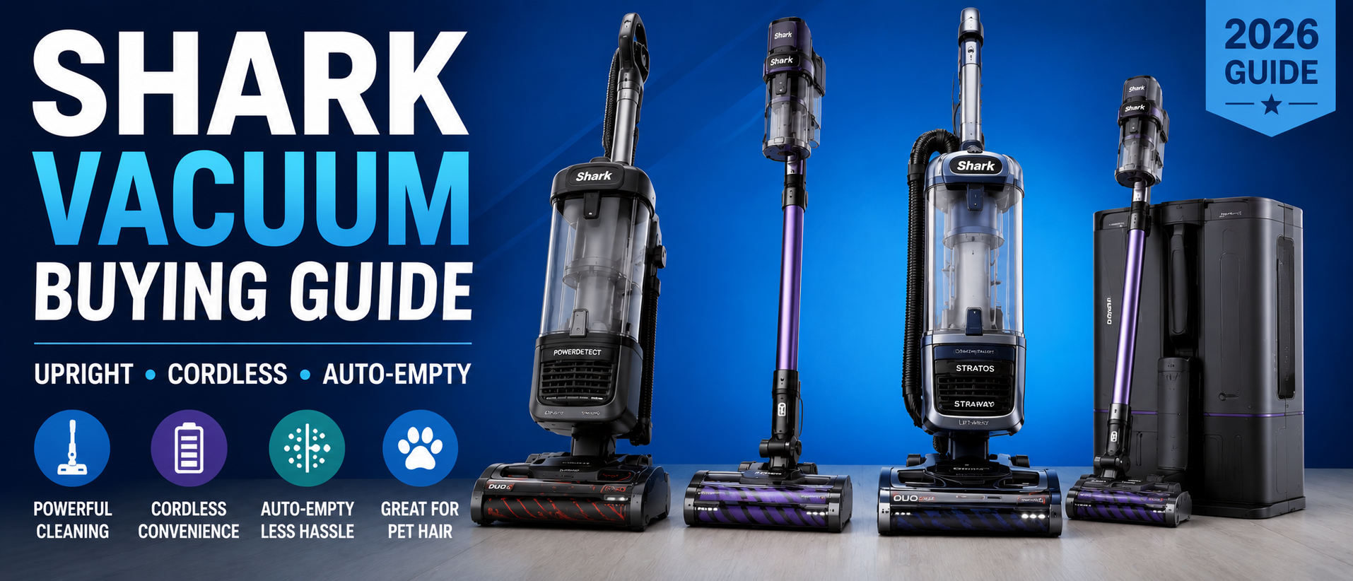 Best Shark Vacuums in 2026: Complete Shark Buying Guideg Guide