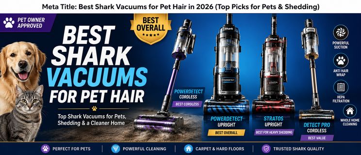 Best Shark Vacuums for Pet Hair in 2026